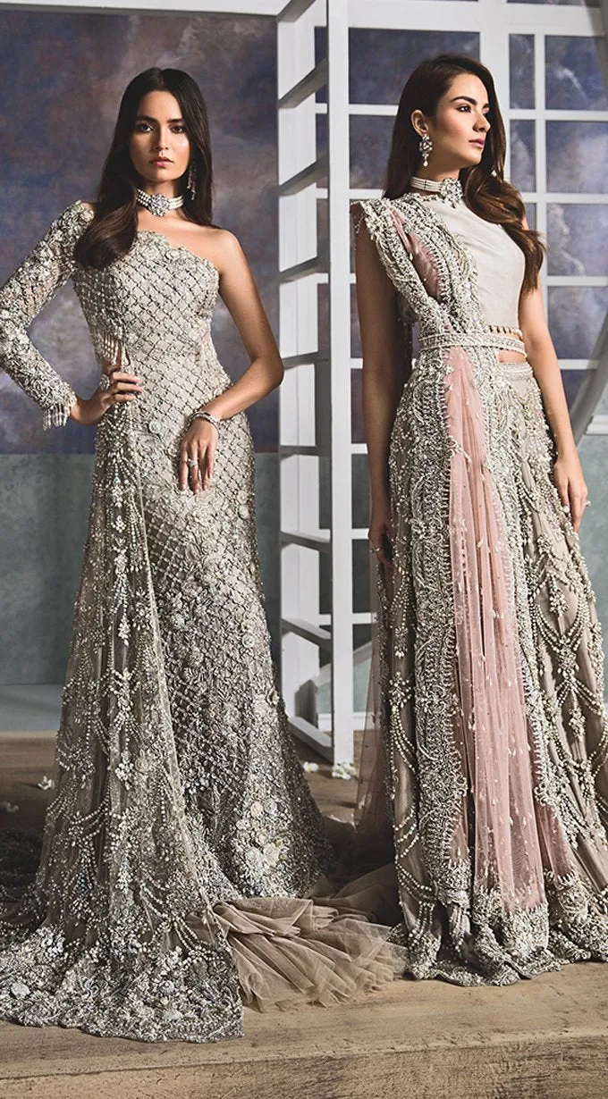 Pretty Embroidered Bridal Simple Lehenga Chunni #BN1080