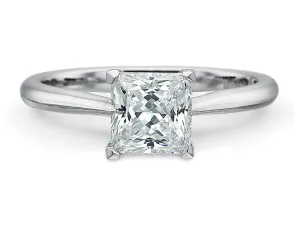 Princess Cut Diamond Solitaire Ring