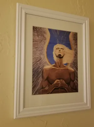 Print of Painting, titled Michael