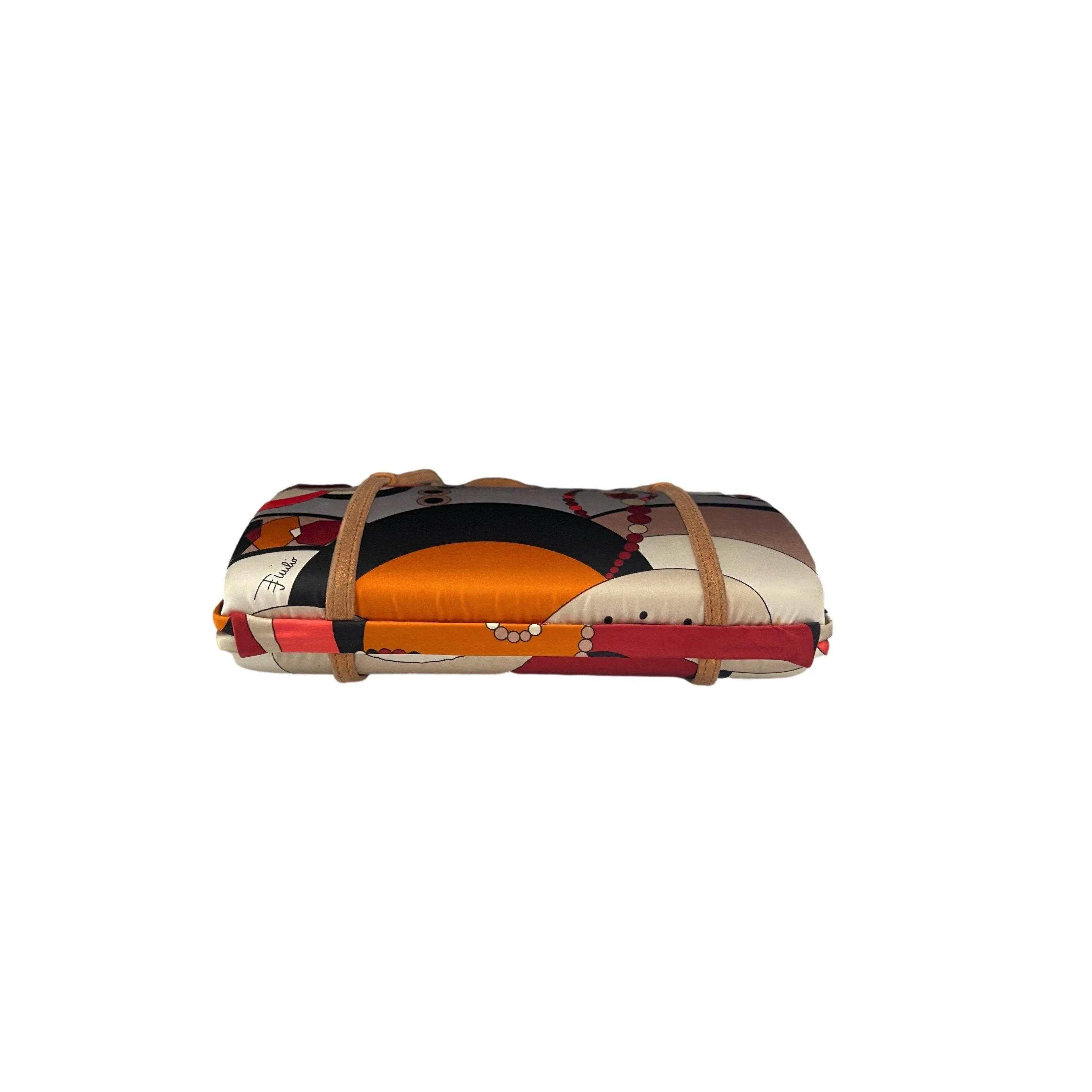Pucci Orange Print Box Bag