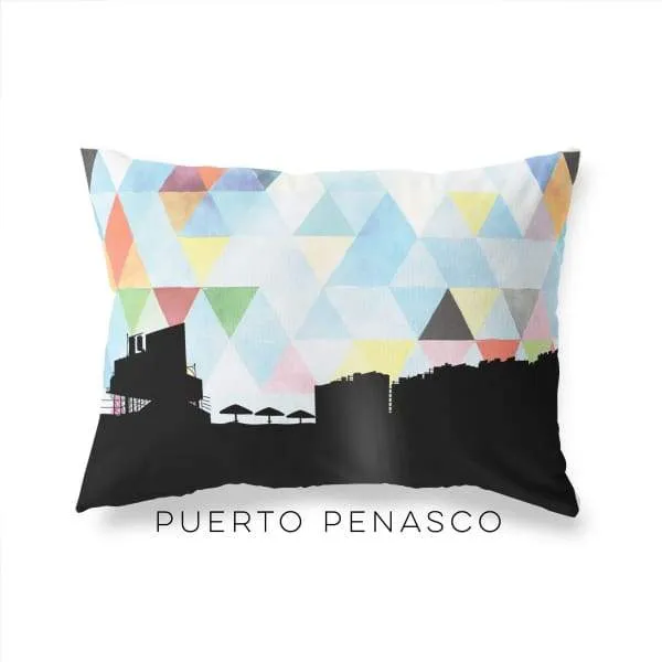 Puerto Punesco, Mexico geometric skyline