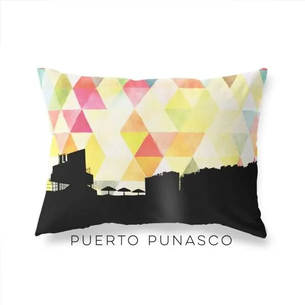 Puerto Punesco, Mexico geometric skyline
