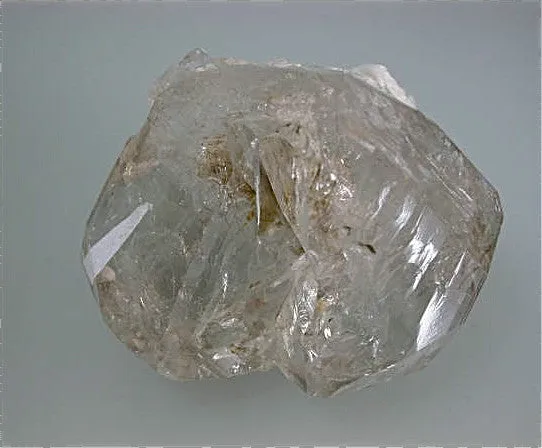 Quartz (with moveable bubble), Crow's Foot near Broken Bow, McCurtain County, Oklahoma, Collected c. 1980s, Dr. David London Collection L-300, Miniature 2.3 x 3.5 x 4.5 cm, $100.  Online 6/16