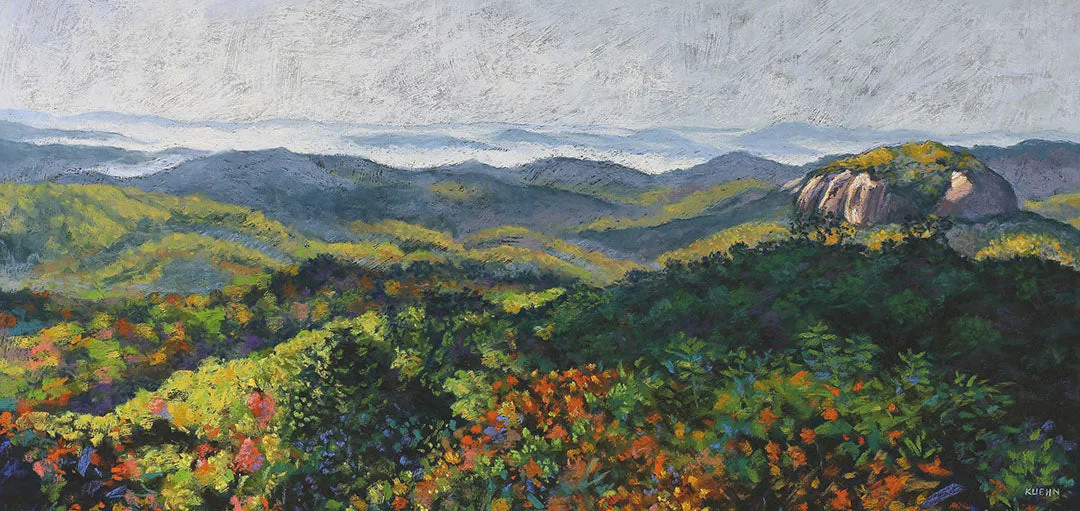 "ABOVE IT ALL" Original Pastel