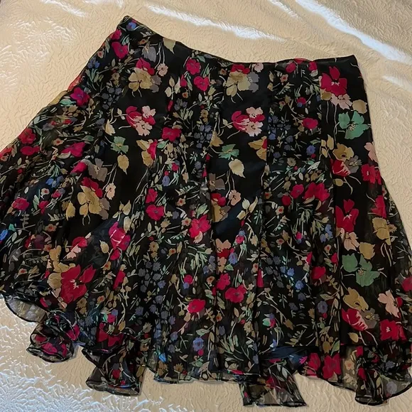 Ralph Lauren Floral Skirt - Women's 22W