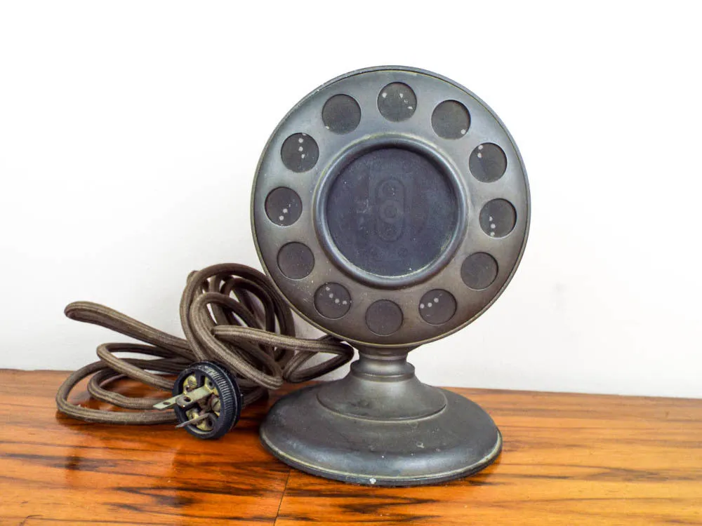 Rare Antique 1920's Enclosed Ring Microphone
