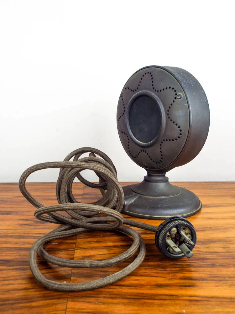 Rare Antique 1920's Enclosed Ring Microphone