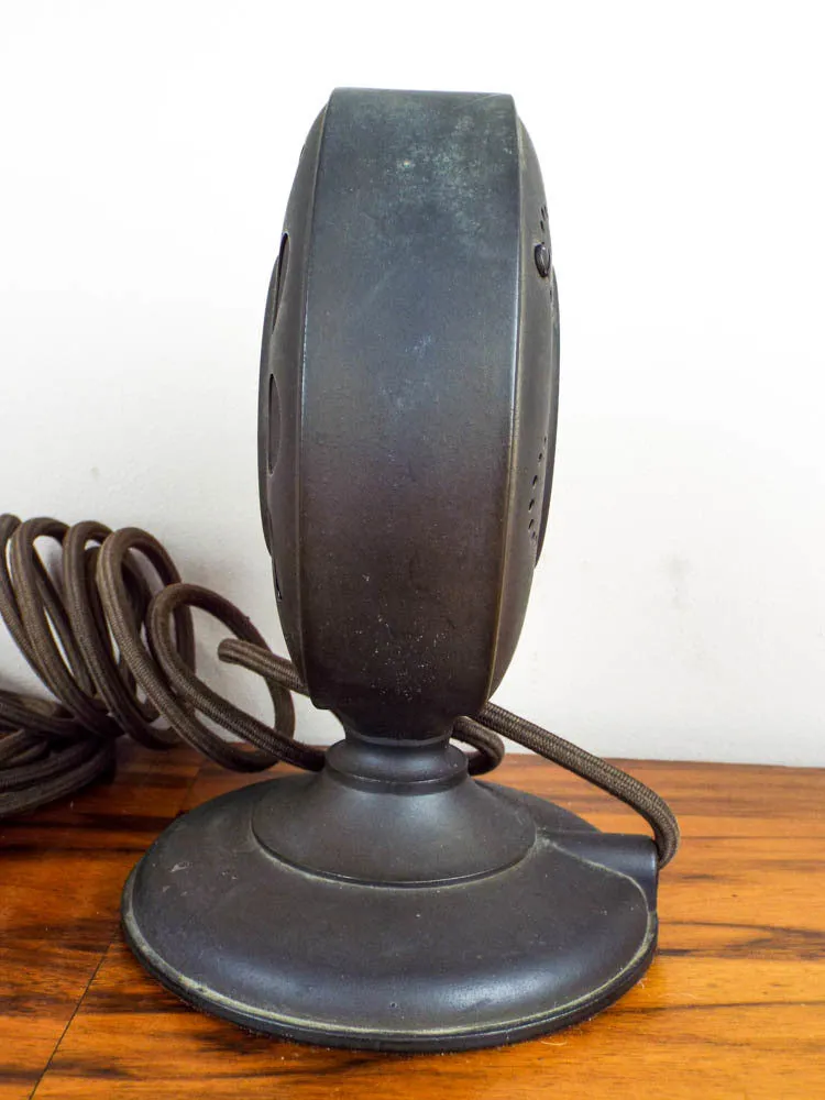 Rare Antique 1920's Enclosed Ring Microphone