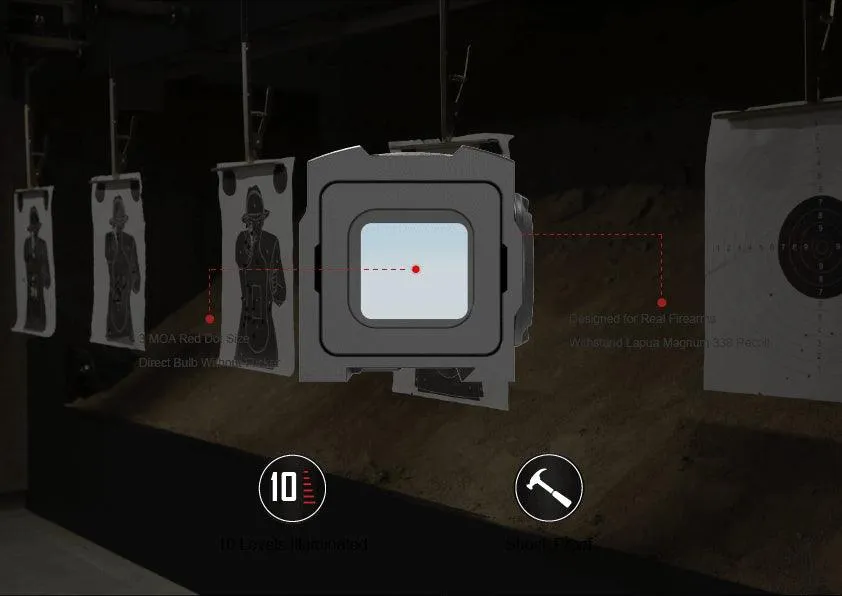 Red Dot FRENZY Plus (Enclosed Reflex Sight) - BLACK