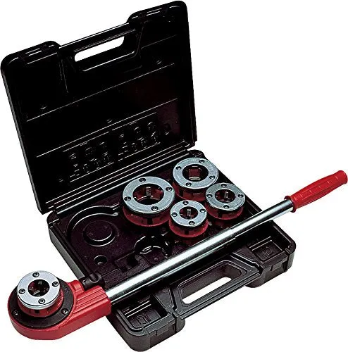 REED DH81-4 Enclosed Ratchet Threader Set, 1/2 to 1-Inch