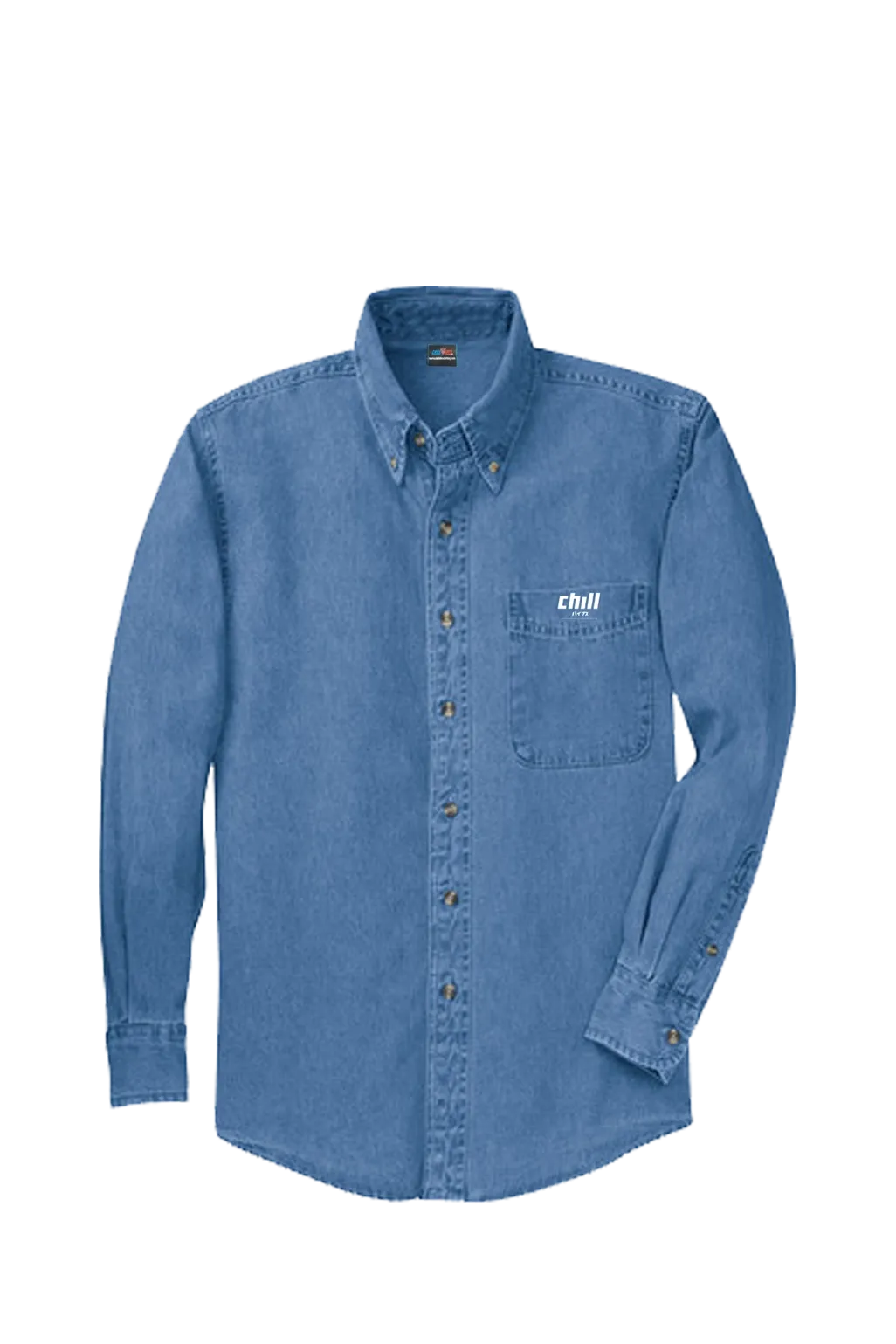 Resilient Denim Button Down