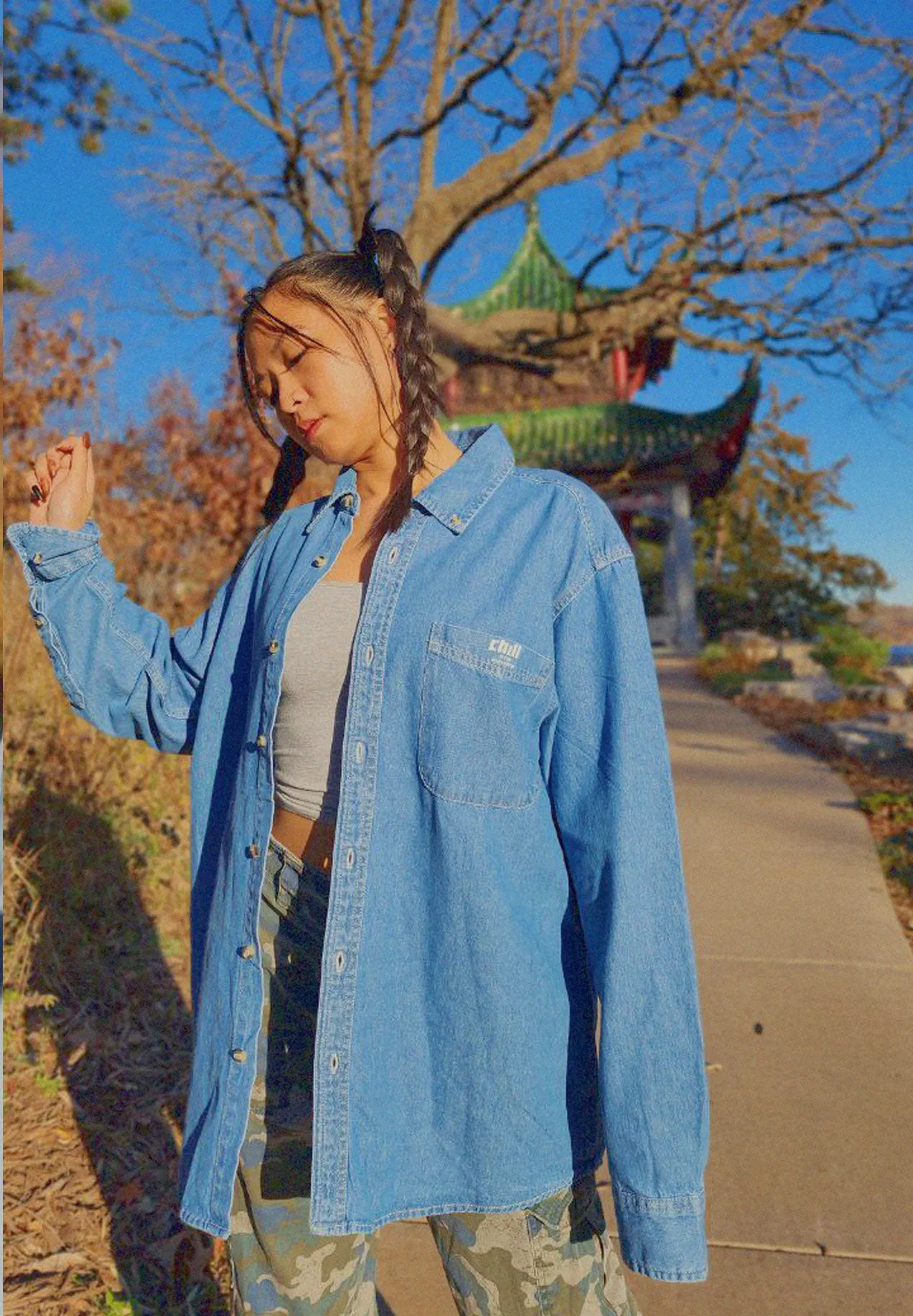 Resilient Denim Button Down