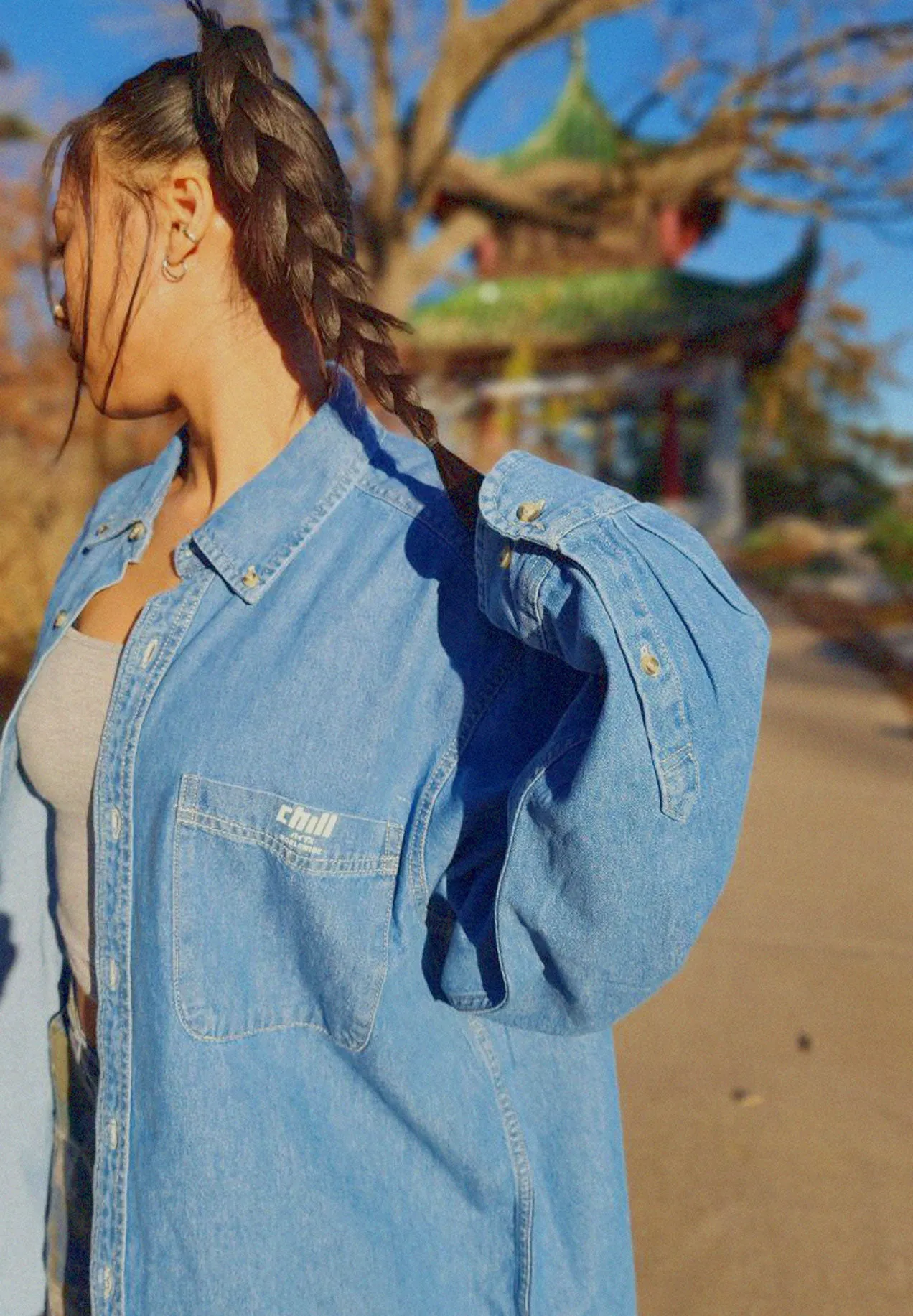 Resilient Denim Button Down