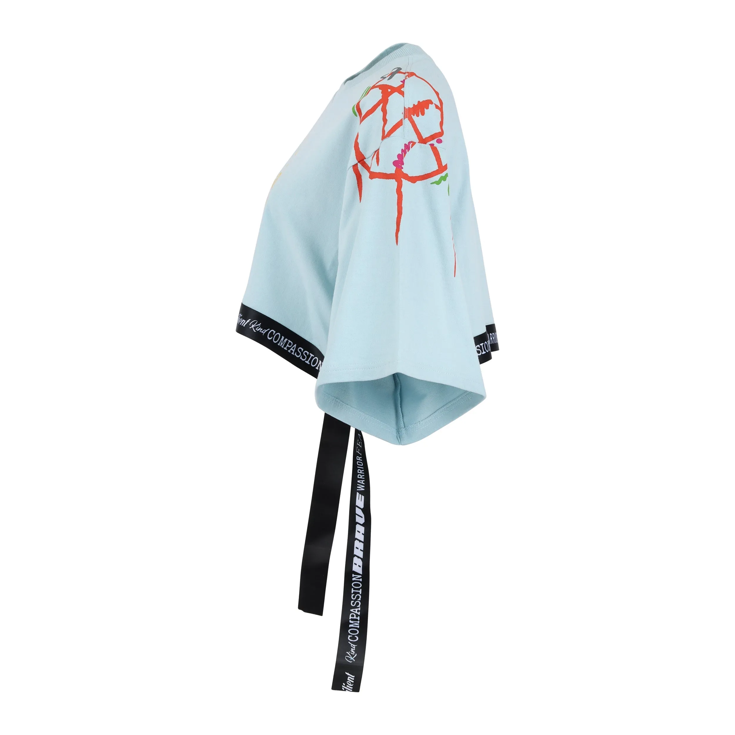 Resilient Women's Crop Top in Baby Blue