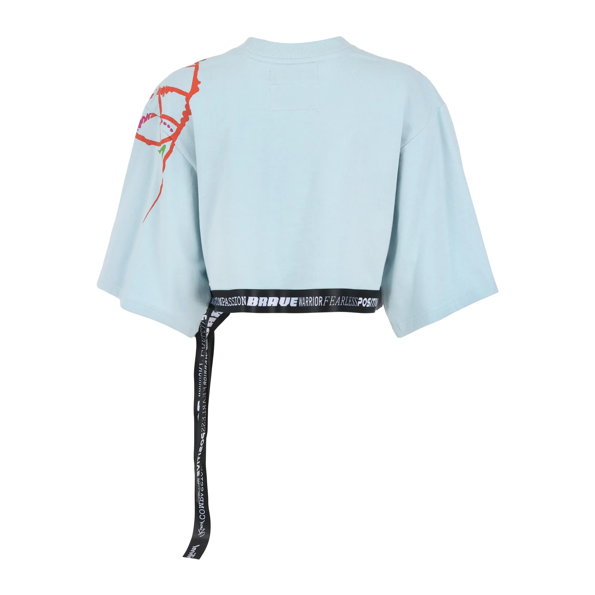 Resilient Women's Crop Top in Baby Blue