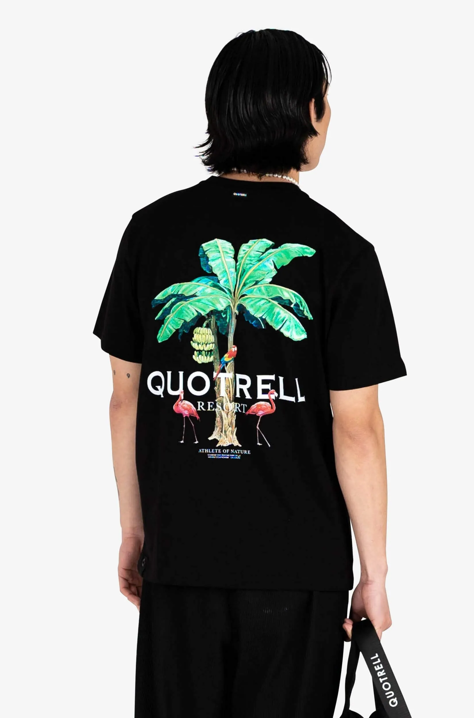 RESORT TEE | BLACK/WHITE