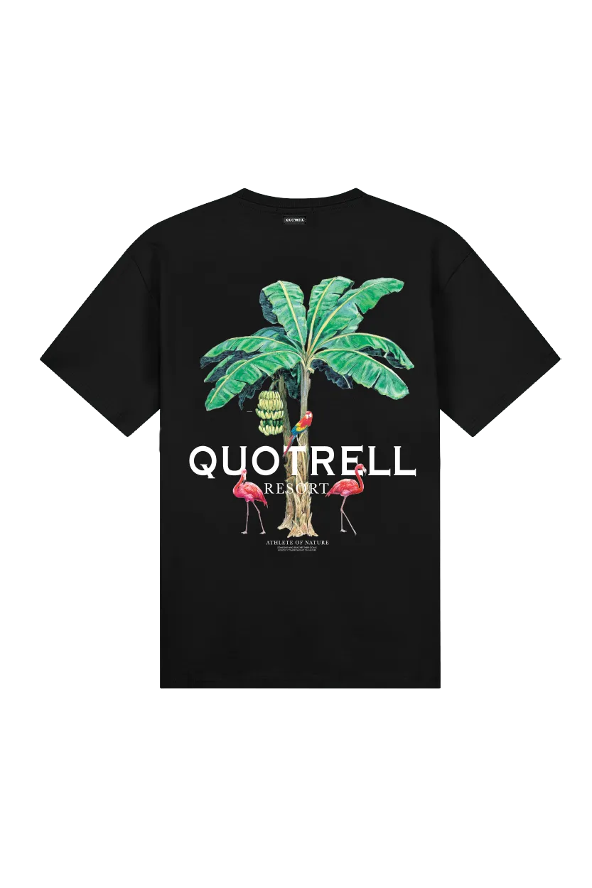 RESORT TEE | BLACK/WHITE