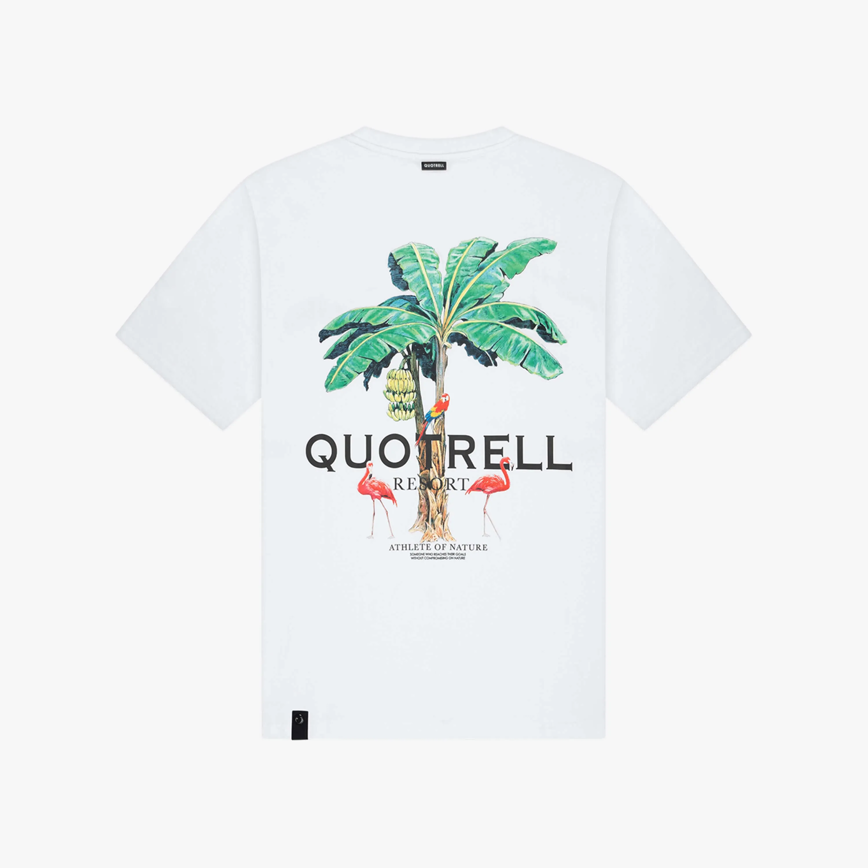 RESORT TEE | WHITE/BLACK