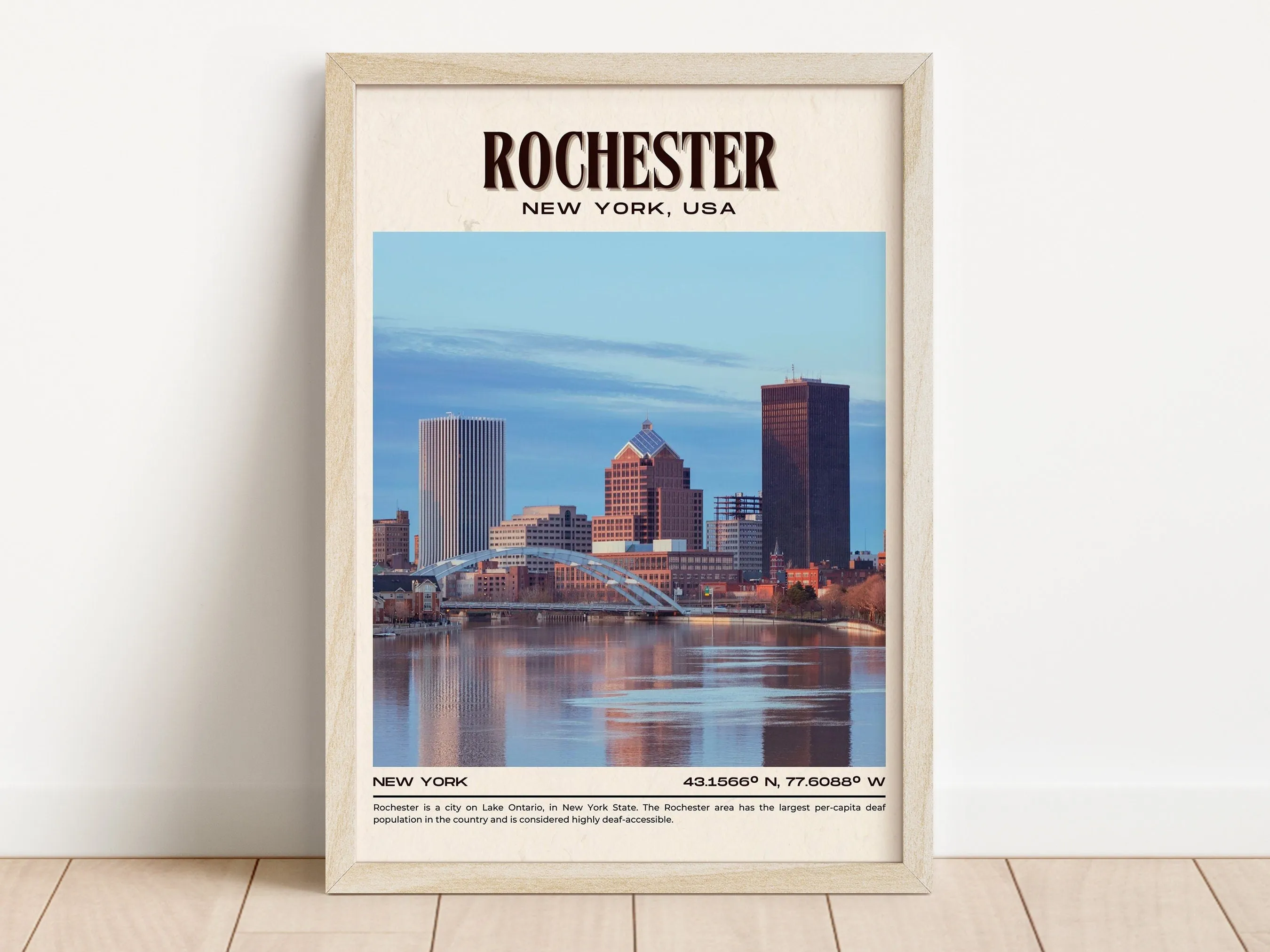 Rochester Vintage Wall Art, New York, USA