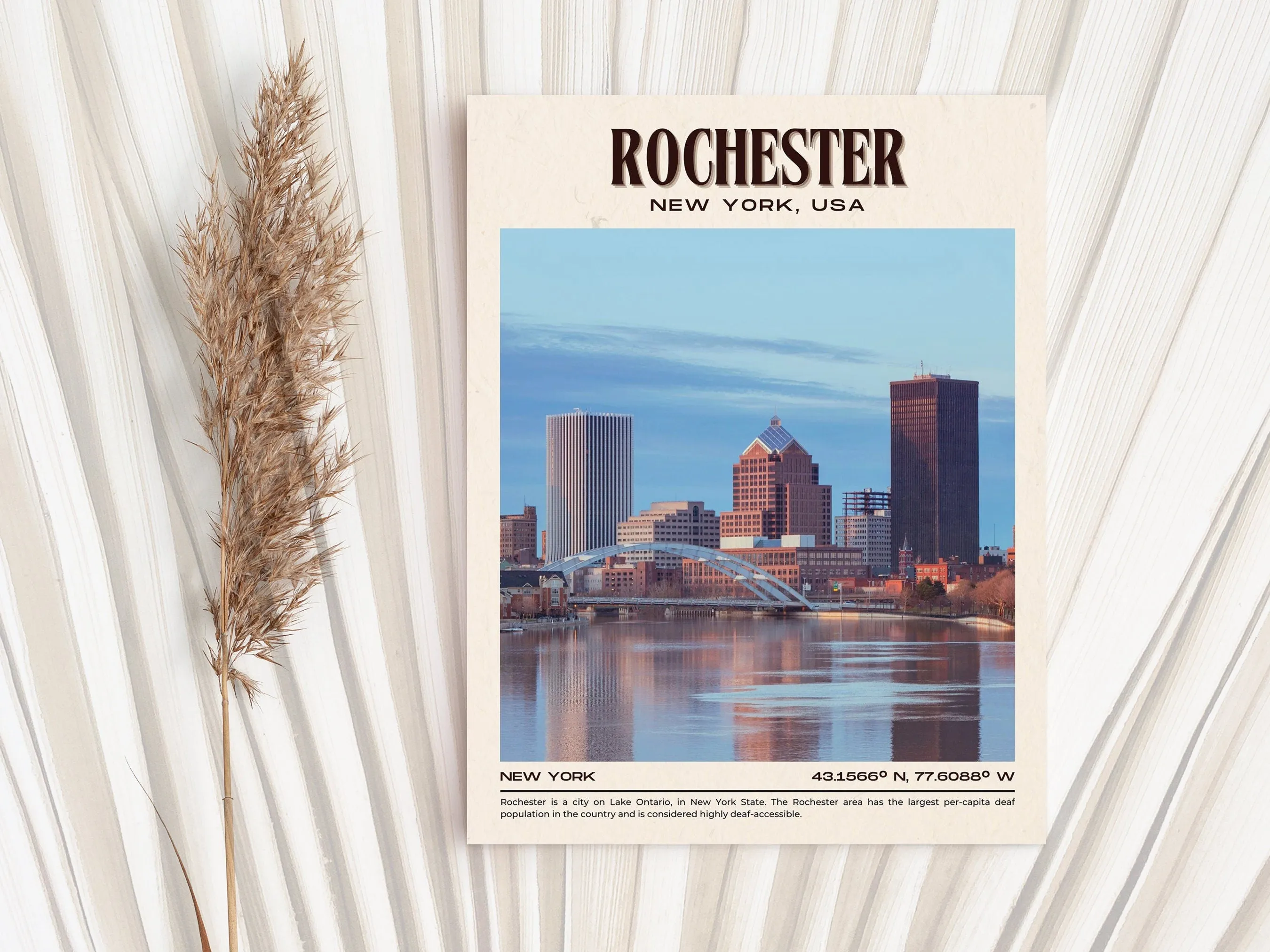 Rochester Vintage Wall Art, New York, USA