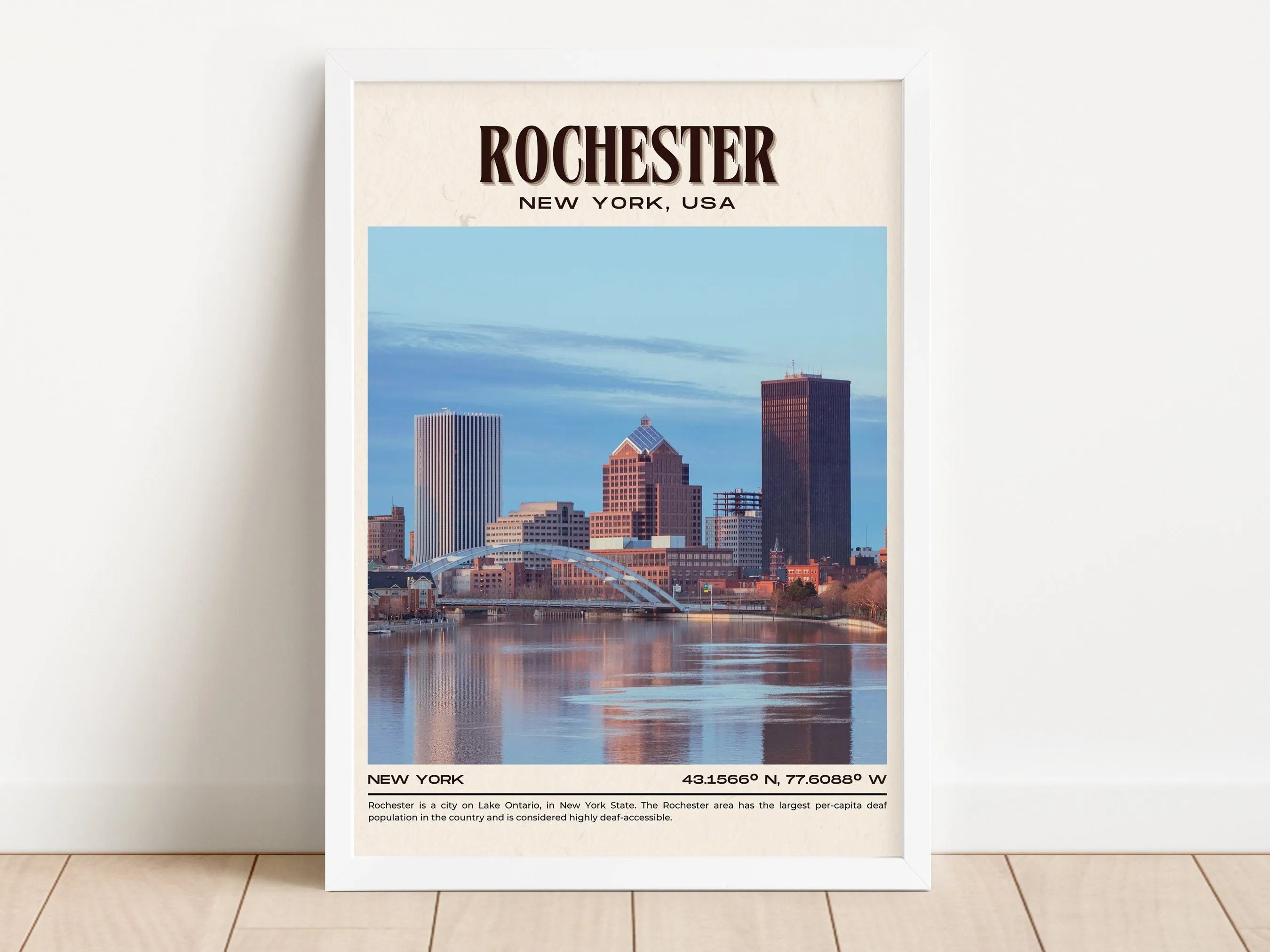 Rochester Vintage Wall Art, New York, USA
