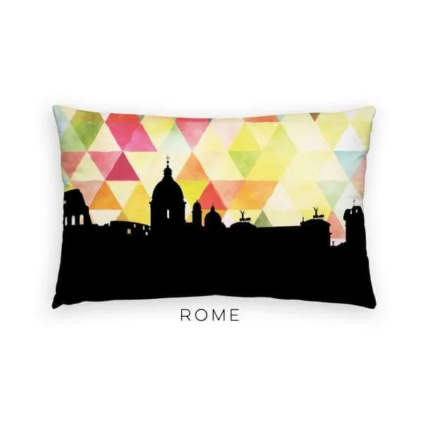 Rome, Italy geometric skyline