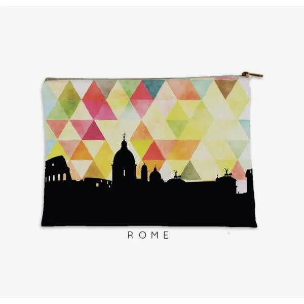 Rome, Italy geometric skyline