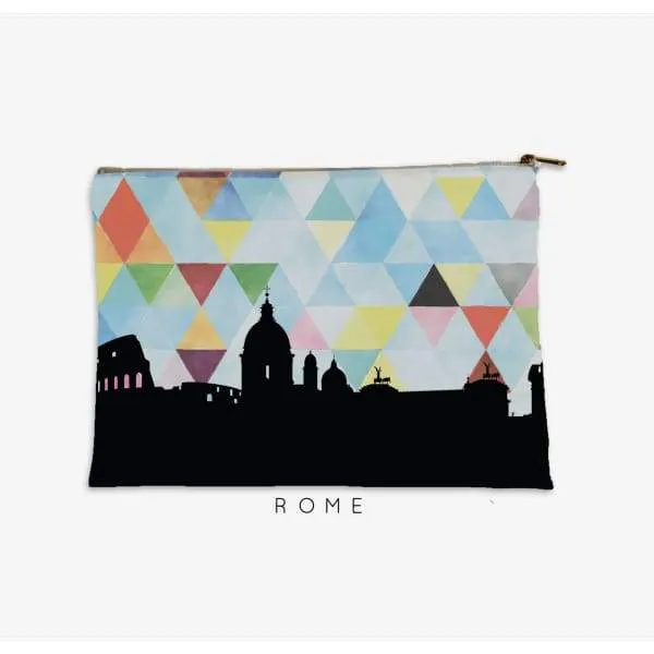 Rome, Italy geometric skyline