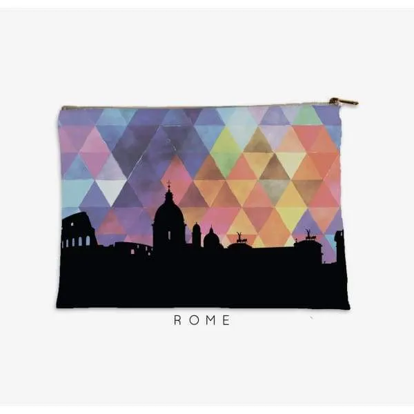 Rome, Italy geometric skyline