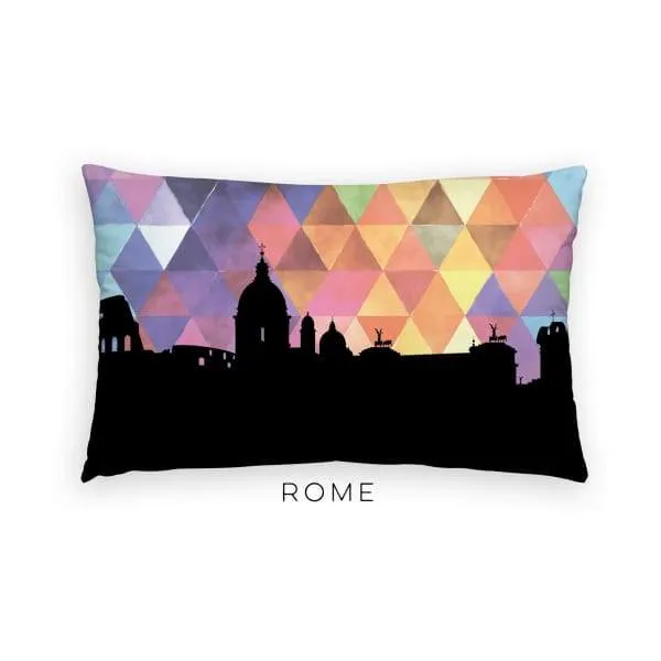 Rome, Italy geometric skyline