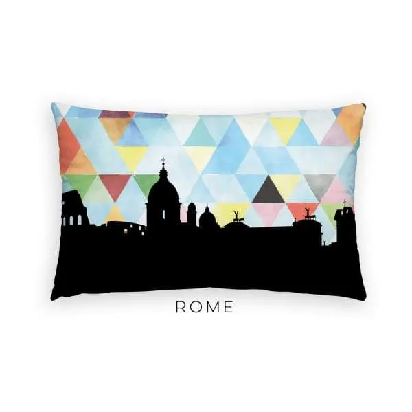 Rome, Italy geometric skyline