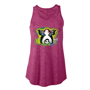 Rural Heart by Rene' Earnhardt-  Sunshine Ladies Tri Blend Flowy Tank