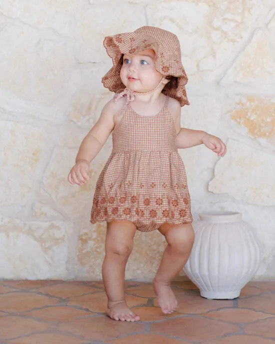 RYLEE   CRU Floppy Sun Hat || Poppy Gingham