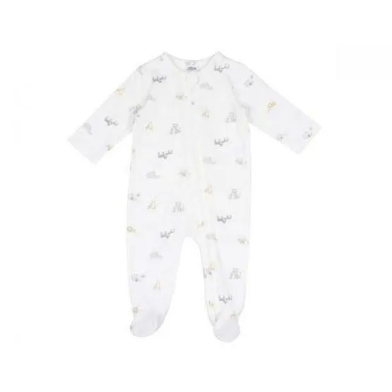 Safari Organic Long Sleeve Romper