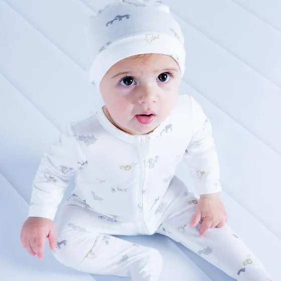 Safari Organic Long Sleeve Romper