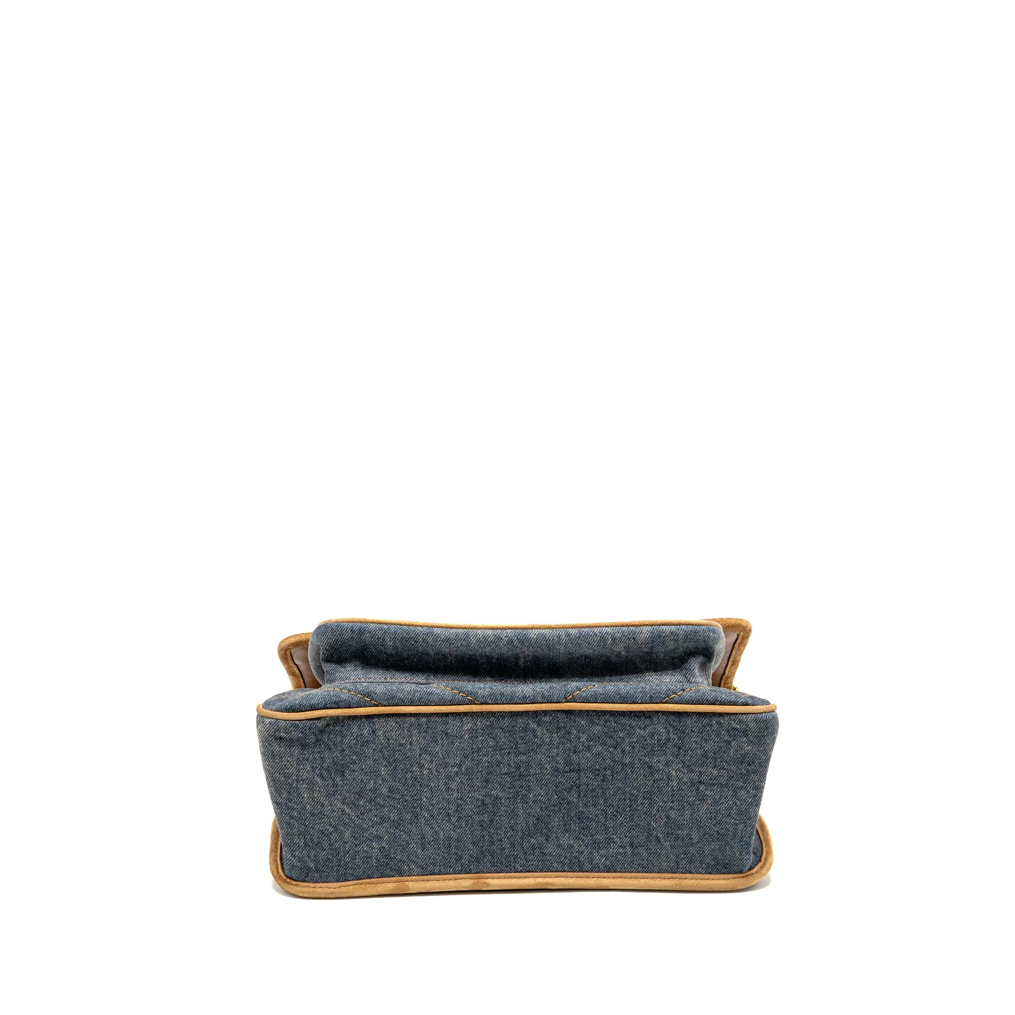 Saint Laurent/YSL Niki Shoulder bag Denim Blue/ CINNAMON GHW
