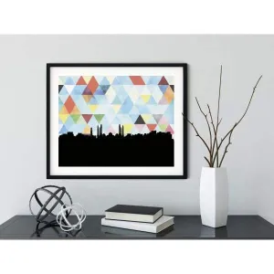 Sana'a, Yemen geometric skyline