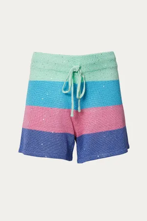 SANDY OPEN-KNIT SHORTS
