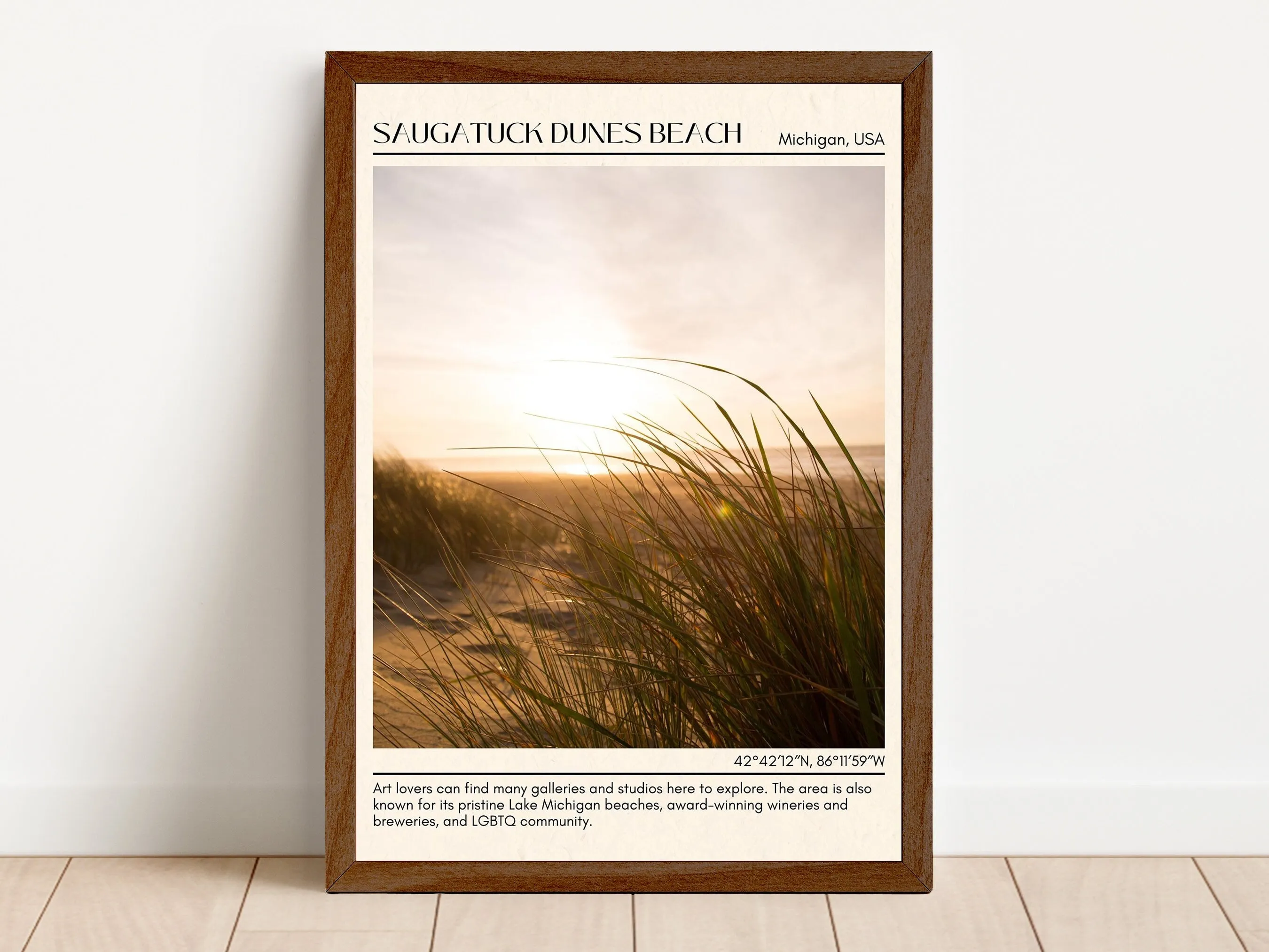 Saugatuck Dunes Beach Wall Canvas, USA