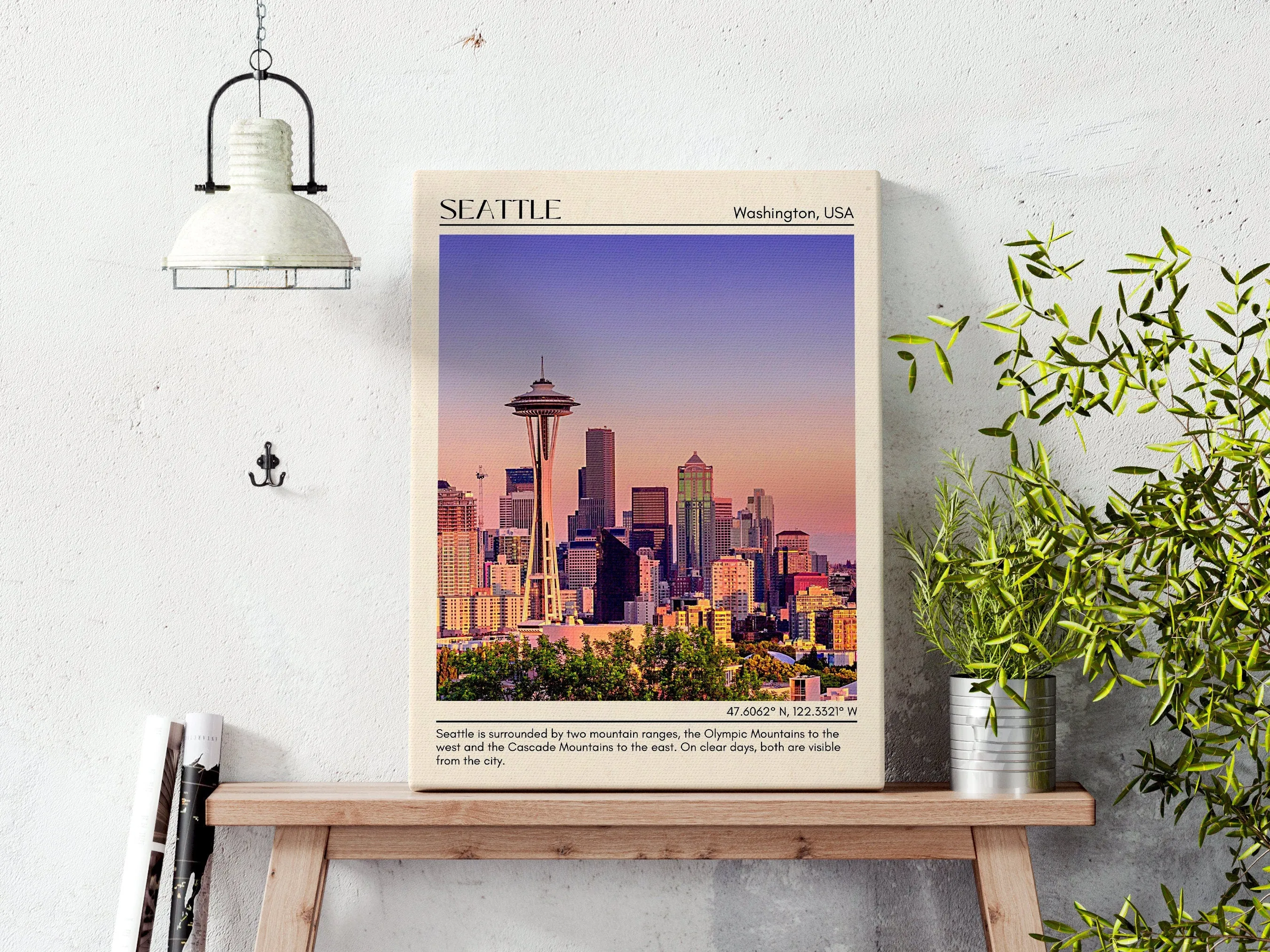 Seattle Wall Art, Washington, USA