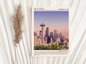 Seattle Wall Art, Washington, USA