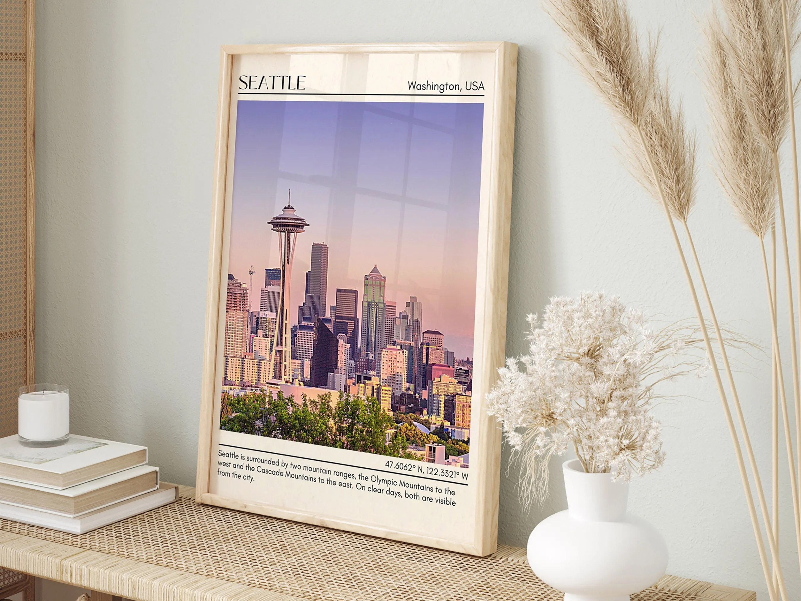 Seattle Wall Art, Washington, USA