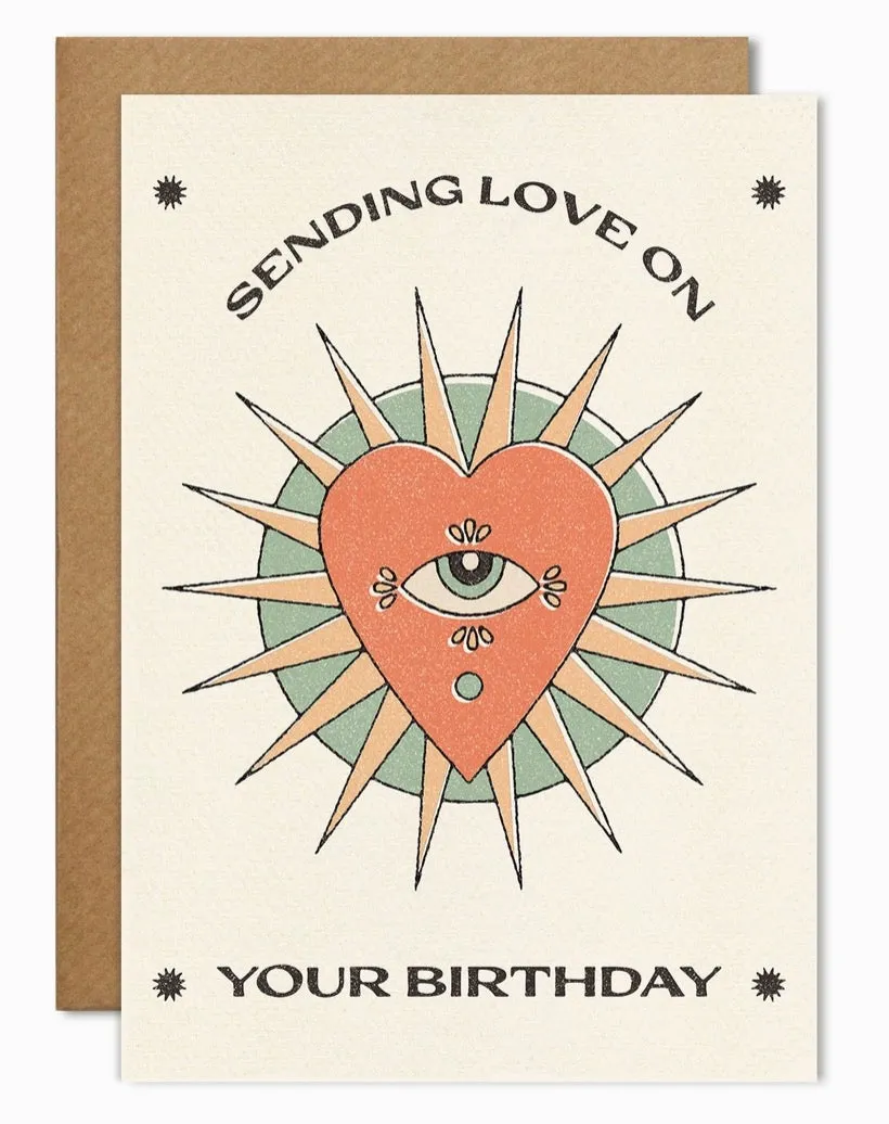 Sending Birthday Love Card