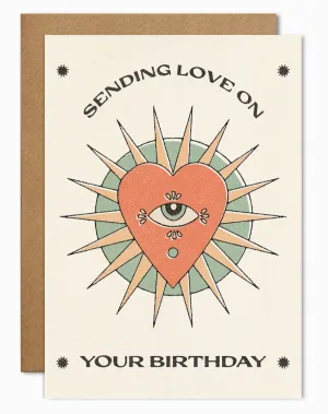 Sending Birthday Love Card
