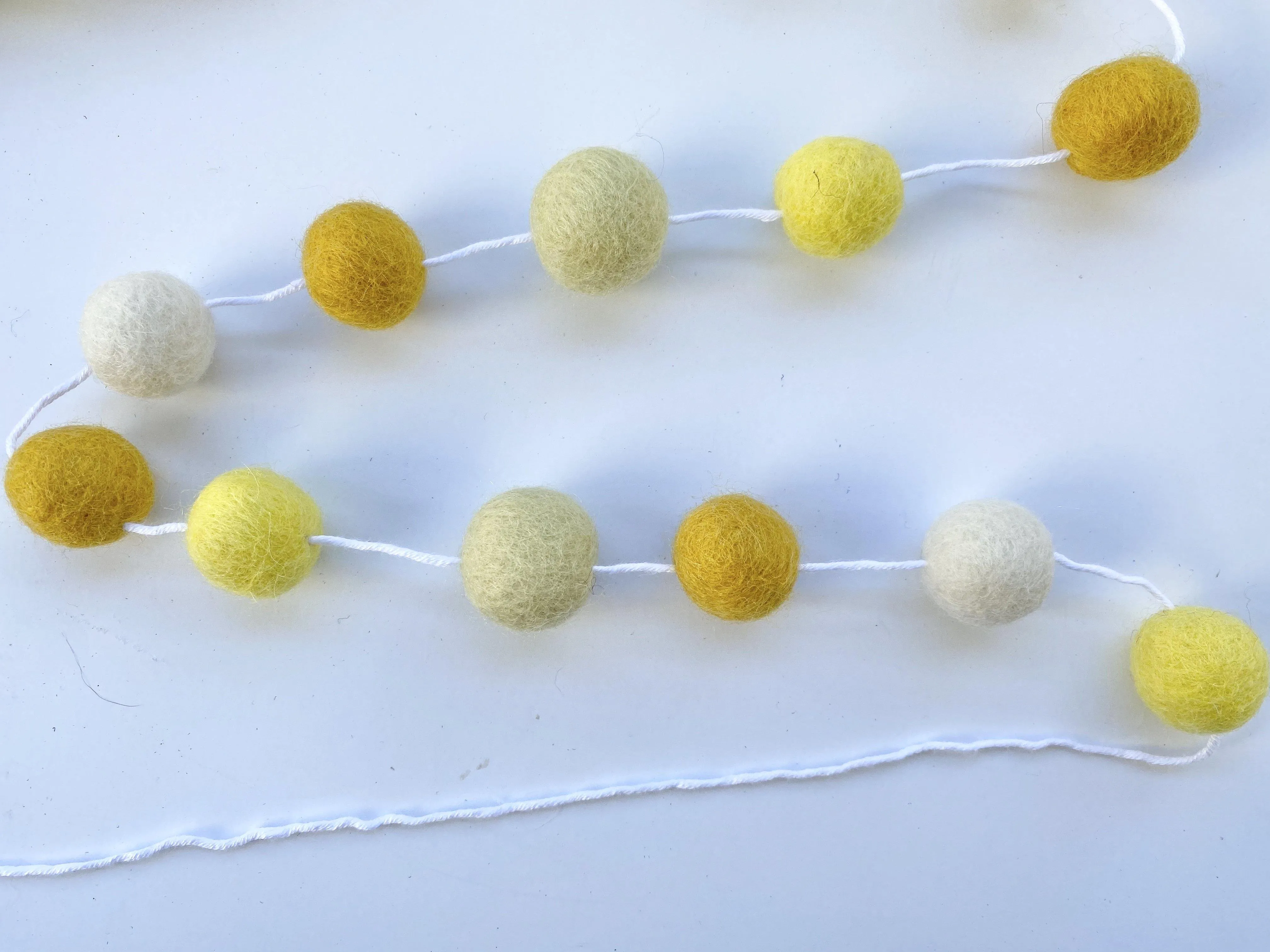 Shades of Yellow Summery Garland