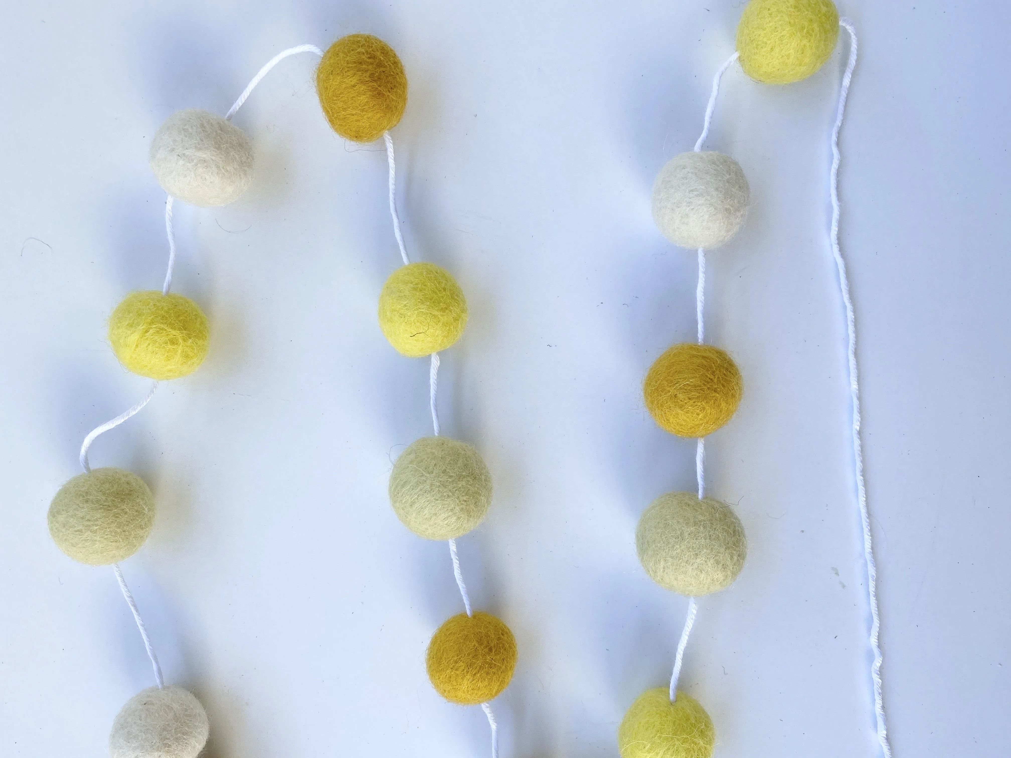 Shades of Yellow Summery Garland