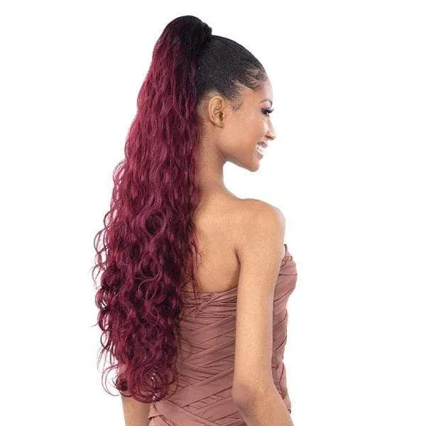 Shake-N-Go Organique Mastermix Synthetic Pony Pro Ponytail - KING WAVE 28"