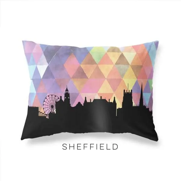 Sheffield, England geometric skyline