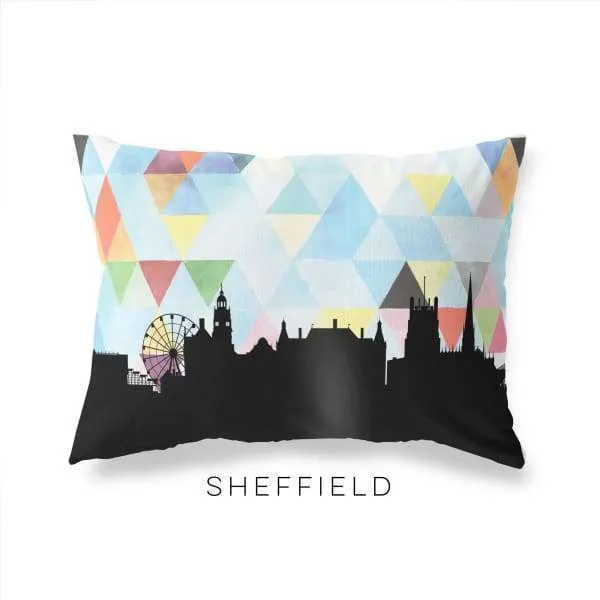 Sheffield, England geometric skyline