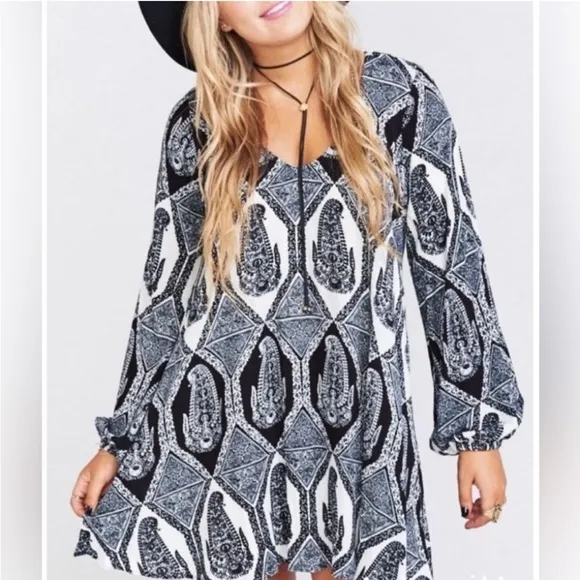 Show Me Your Mumu Donnie Paisley Print Dress Sz S